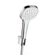 Hansgrohe-HG-Brausenset-Croma-Select-E-1jet-Porter-weiss-chrom-Brauseschlauch-1250mm-26424400 gallery number 1